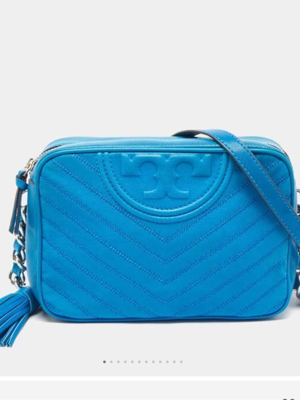 Tory Burch Fleming Distressed Camera Bag